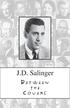 J.D. Salinger. Between. the. Covers