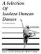A Selection Of Isadora Duncan Dances