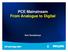 PCE Mainstream From Analogue to Digital. Ken Humphreys