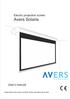 Electric projection screen Avers Solaris