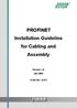 PROFINET Installation Guideline for Cabling and Assembly