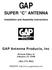 GAP SUPER C ANTENNA. Installation and Assembly Instructions. GAP Antenna Products, Inc. 99 North Willow St Fellsmere, FL (561)