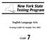 English Language Arts Scoring Guide for Sample Test 2005
