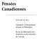 Pensées Canadiennes. Canadian Undergraduate Journal of Philosophy. Revue de philosophie des étudiants au baccalauréat du Canada VOLUME 10, 2012