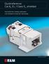 Quickreference: Cat.6A EL / Class EA shielded. Horizontal floor cabling subsystem with shielded twisted pair technology
