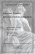 Johannes Brahms. San Francisco Lyric Chorus Robert Gurney, Music Director. Jennifer Brody, Soprano Boyd Jarrell, Bass