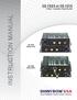 SB-2809 or SB S-Video / Composite / Audio Booster INSTRUCTION MANUAL. SB-2810 (Video-RCA) SB-2809 (Video-BNC)