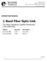 L-Band Fiber Optic Link