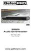 1080P. 3GSDI Audio De-Embedder. GEF-SDI-AUDD User Manual.