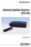 Kathrein Satellite Receiver UFD 420
