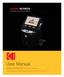 User Manual KODAK SCANZA DIGITAL FILM SCANNER. 4.7W 4.7H 5D (120 x 120 x 127mm)