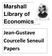 Marshall Library of Economics. Jean-Gustave Courcelle Seneuil Papers