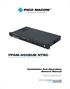 PFAM-550SUB NTSC Frequency Agile Audio and Video Modulator PICO MACOM. Installation And Operation Owners Manual