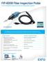 FIP-400B Fiber Inspection Probe FULLY AUTOMATED INSPECTION TOOL WITH EMBEDDED ANALYSIS