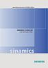 Operating Instructions 07/2007 Edition. SINAMICS G130/G150 Line harmonics filter. sinamics