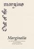 Marginalia Vol. XIX Tenth Anniversary Conference: Out of the Margins 19th-20th September 2014! 1