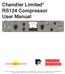 Chandler Limited RS124 Compressor User Manual