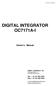 DIGITAL INTEGRATOR OC7171A-I