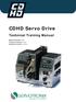 CDHD Servo Drive. Technical Training Manual. Manual Revision: 2.0 Firmware Version: 1.3.x Software Version: 1.3.x.x