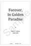 Sample. Forever, In Golden Paradise. Gary P. Gilroy (ASCAP) Grade: 2 Duration: 3 10