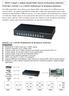 HDMI 4 input 1 output Quad/Multi-viewer & Seamless Switcher. ITEM NO.: HM41E 4 x 1 HDMI Multiviewer & Seamless Switcher