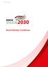 Kenya Vision 2030 Brand Guidelines. Brand Identity Guidelines