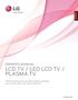 LCD TV / LED LCD TV / PLASMA TV