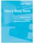 Ohio s State Tests PRACTICE TEST GRADE 6 ENGLISH LANGUAGE ARTS. Student Name