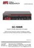 SC-1080R Multi-Format Switcher & Scaler