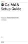 Setup Guide. Panasonic AS800/AX800/AX Models. Rev. 1.1