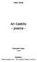 Ari Castillo - poems -