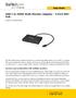 USB C to HDMI Multi-Monitor Adapter - 3-Port MST Hub