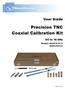 Precision TNC Coaxial Calibration Kit