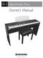 SL-1. Digital Studio Piano. Owner s Manual