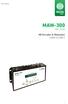 User guide MAW-300. Ref HD Encoder & Modulator HDMI to DVB-T