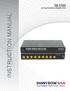 INSTRUCTION MANUAL SB x8 Video Distribution Amplifier (RCA)