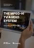 THE MPEG-H TV AUDIO SYSTEM