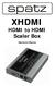 XHDMI. HDMI to HDMI Scaler Box. Operation Manual