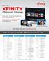 XFINITY. Channel Lineup. The New. Prince George s County, MD Effective November 1, For more info, visit