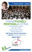 Combined performances with Frank Ticheli Individual performances Optional extensions Mid Europe Festival, Schladming or Munich touring & performing