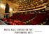 MUSIC HALL CENTER FOR THE PERFORMING ARTS. Rental Package