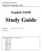 Study Guide. English 2102B. English Language Arts. Adult Basic Education. English 1102A, 1102B and 1102C. Prerequisites: Credit Value: 1