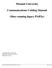 Monash University. Communications Cabling Manual. (Sites running legacy PABXs)