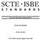 Network Operations Subcommittee SCTE STANDARD