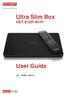 Ultra Slim Box. HDT-610R Wi-Fi. User Guide