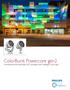 ColorBurst Powercore gen2 Architectural and landscape LED spotlight with intelligent color light
