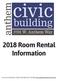 2018 Room Rental Information