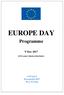 EUROPE DAY Programme 9 May 2017 #europeday2017 #SA_EUtalk