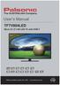 User s Manual. TFTV804LED 80cm (31.5 ) HD LED TV with DVB-T LED TV. Offering Australians quality since TELETEXT COMPONENT