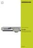 Product Information. LS 1679 Incremental Linear Encoder with Integrated Roller Guide